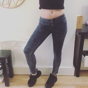 Super Stretch Blue Denim Skinny Jeans